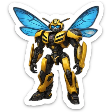 Bumblebee transformers sticker