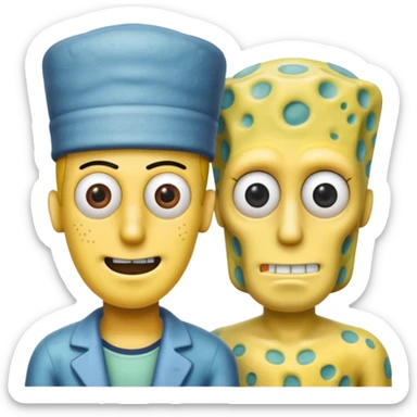 spongebob squarepants squidward sticker