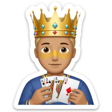 king of gamble sticker