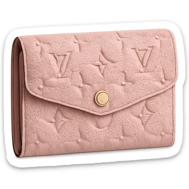 pink designer wallet sticker