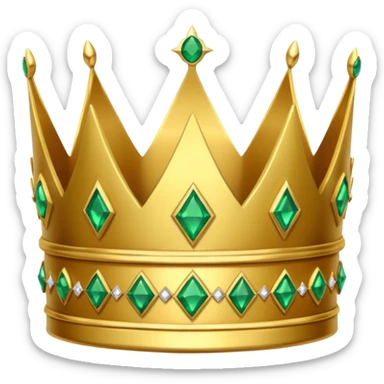 Crown for a prince sticker