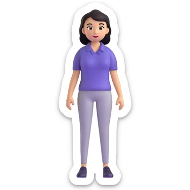 stylish woman sticker