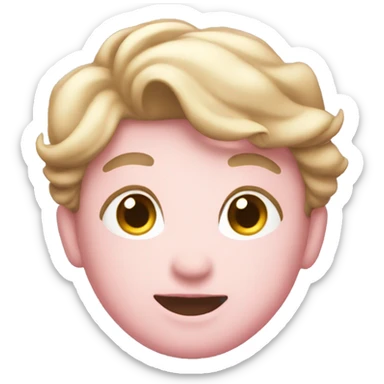 sparkles emoji but light pink sticker