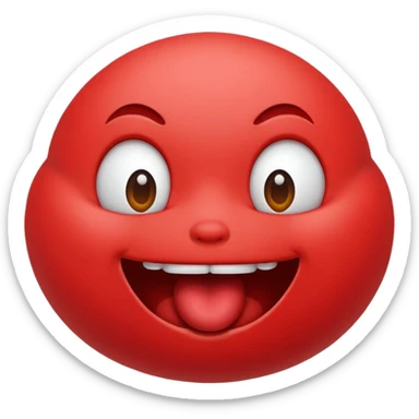 Balls in mouth sticker