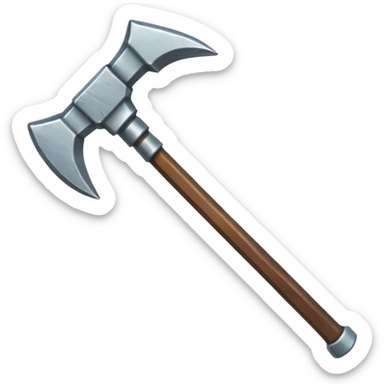 pickaxe minecraft sticker