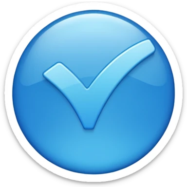 blue tick tiktok sticker