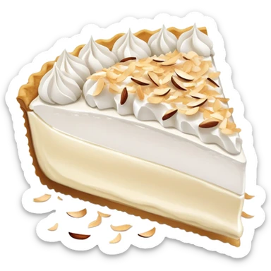 Coconut cream pie cheesecake  sticker