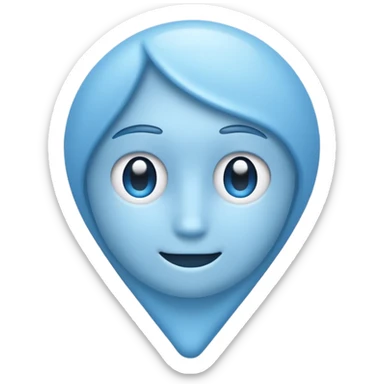 ✈︎ make this light blue sticker