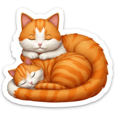 CAT SLEEPING sticker