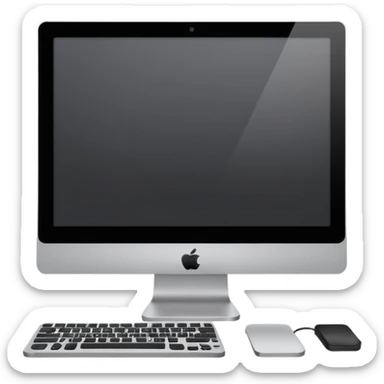 desktop computer showing programming code, simple, clear, no text sticker