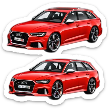 Audi-RS6 sticker