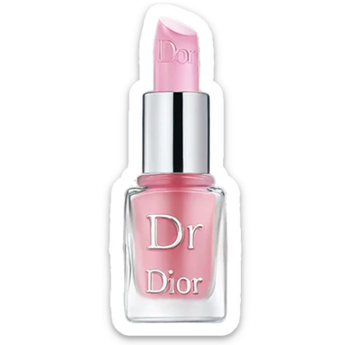 Clear Dior lipgloss sticker