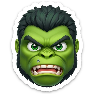 hulk  macaco sticker