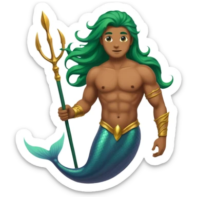Merman sticker