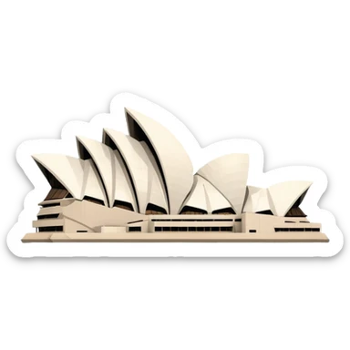 Sydney opera house sticker