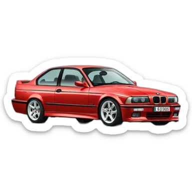 bmw e36 sticker