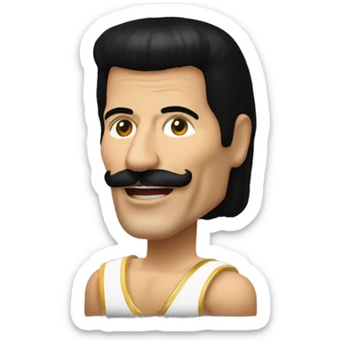 77 year old Freddie Mercury  sticker