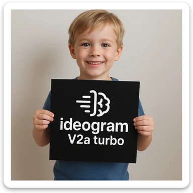 make drawing of a child holding a poster of this image sticker