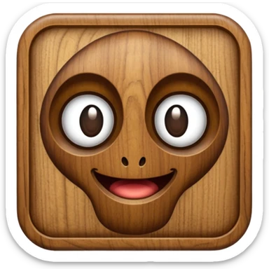 Walnut emoji. Just a walnut. sticker