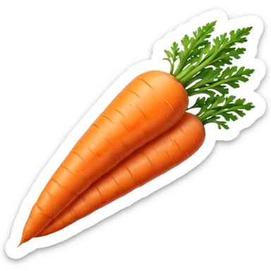 Carrot sticker