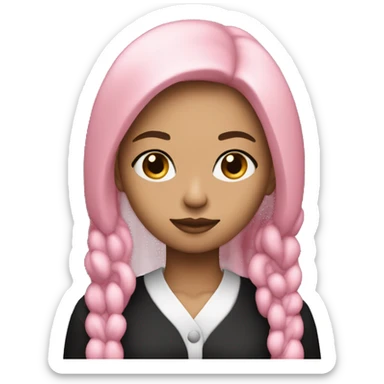 jennie in blck pink sticker