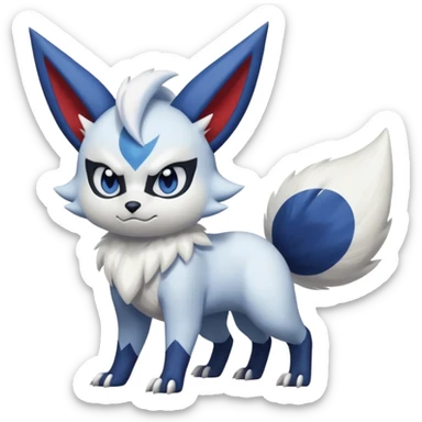 Zangoose-Meowstic-Absol-fusion sticker