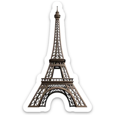 Eiffel tower sticker