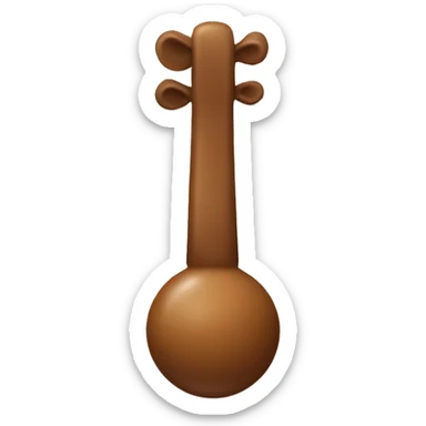 the rattle is brown sticker