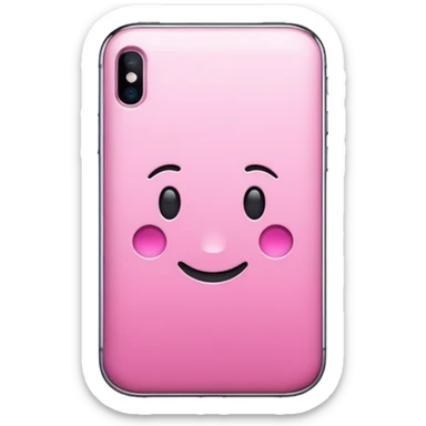 Pink iPhone 16 sticker