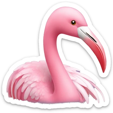 flammant rose sticker