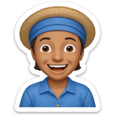 El botija del chavo del ocho riendose sticker