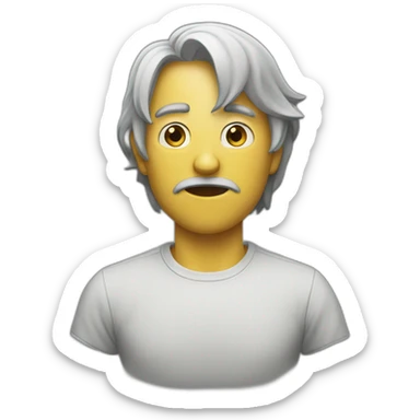 Gag qui hésite sticker