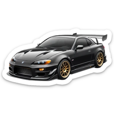 Drift car sticker
