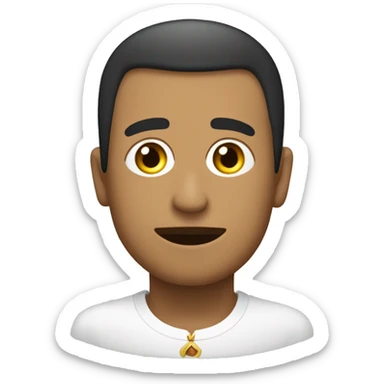 Quiero un emji sobre un fardo funerario de cultura Paracas en Perú  sticker