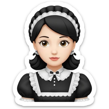 maid outfit sticker