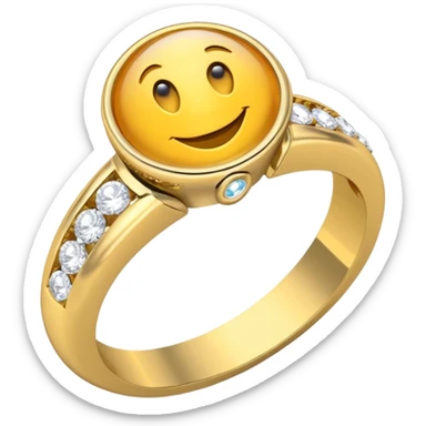 anillo de cumpleañera de 15 años sticker