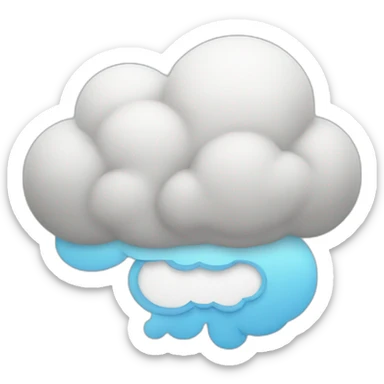 Thinking Cloud sticker