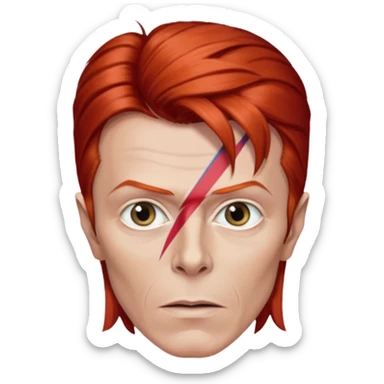 David Bowie sticker