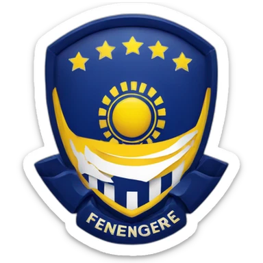 Turkish club Fenerbahçe logo sticker