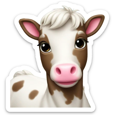 Girly farm animals  sticker