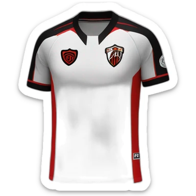Liga Deportiva Alajuelense uniform color black red sticker