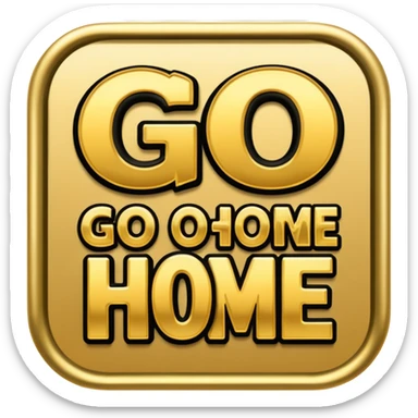 go big or go home sticker