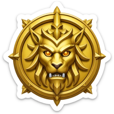 warcraft faction emblem sticker