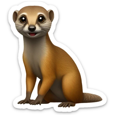 small Indian mongoose sticker