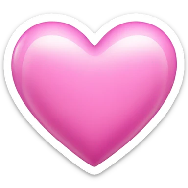 pink heart sticker