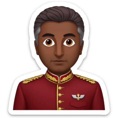 Turn Reza Pahlavi into a bear's ketchup sauce. sticker