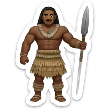Fijian Warrior sticker