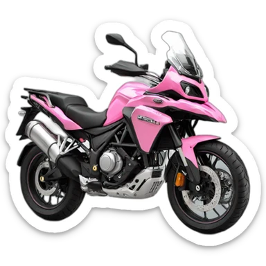 Moto benelli trk 502X rosa sticker