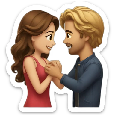 rediance meets romance sticker