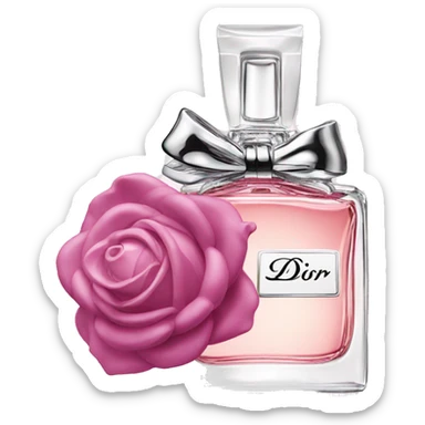 Miss dior perfume sticker